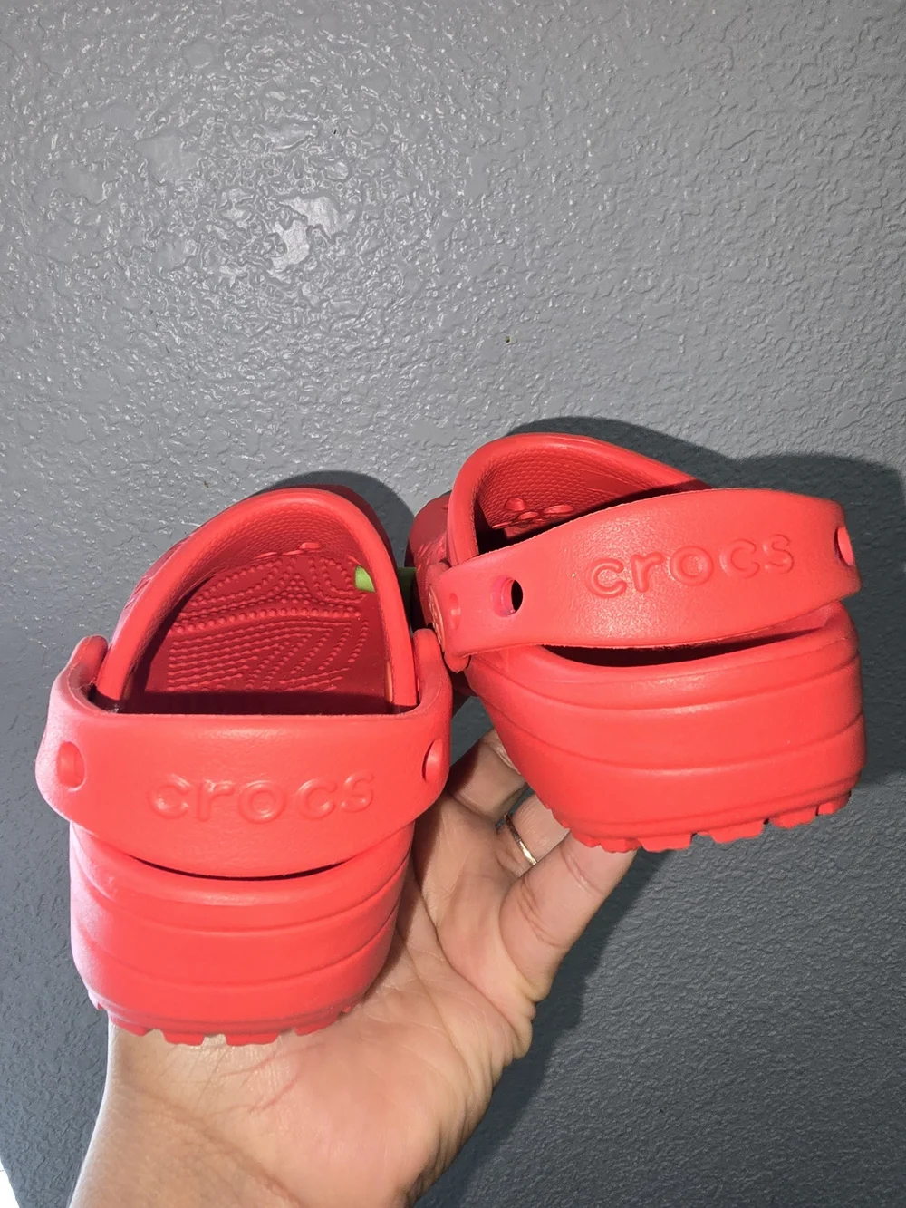 Crocs Kids Classic Floral Clog - Red
